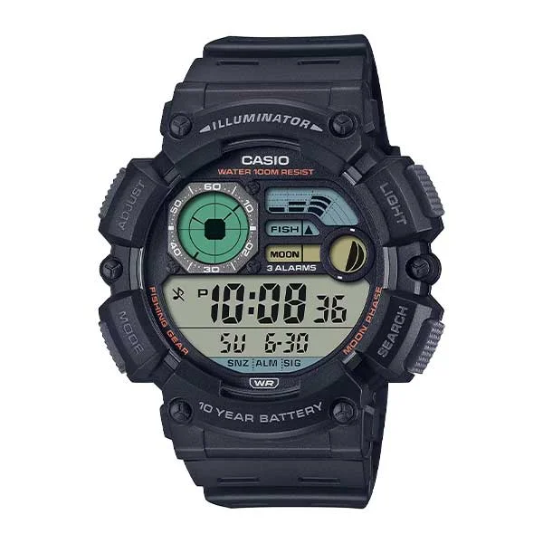 CASIO Digital Moon Data Watch - WS-1500H-1AVDF